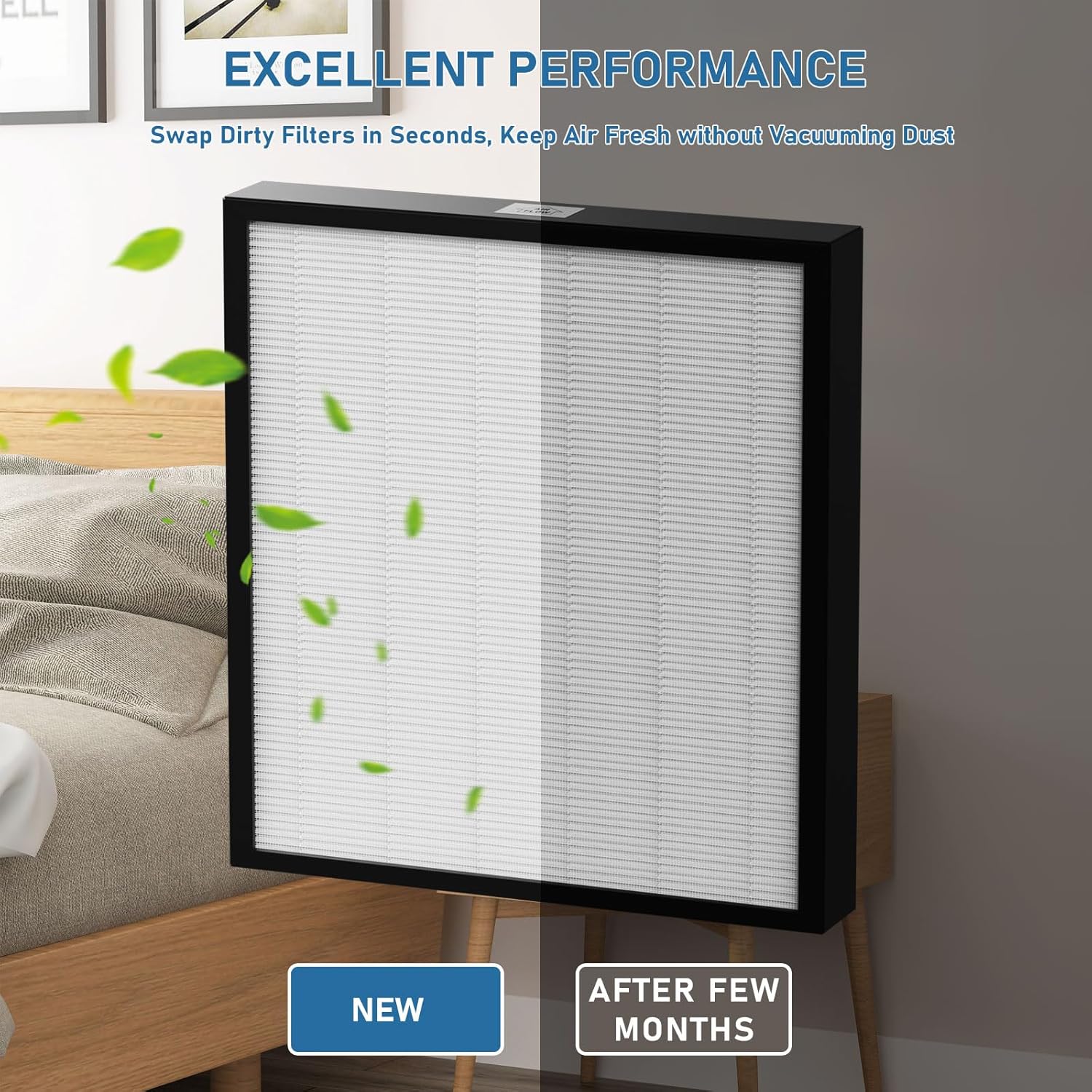 Compact HEPA Replacement Pre-Filter Compatible with Intellipure Compact Air Cleaner Purifier Filter, HEPA and Activated Carbon Filters, 2 Pack - Image 6