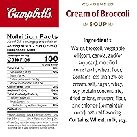 Vista 2 de Campbell's Crema condensada de sopa de brócoli, lata de 10.5 oz