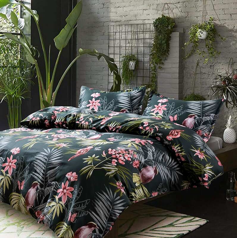 hawaiian print bedding