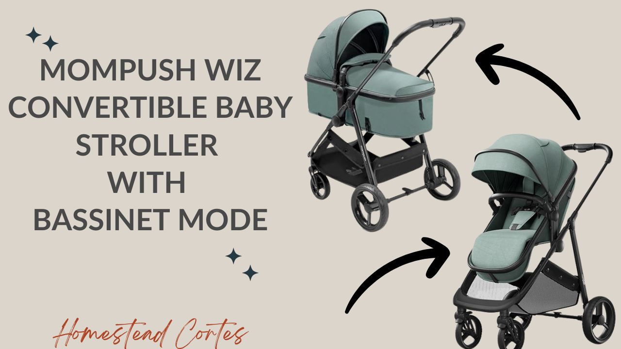 Watch Mompush Wiz Convertible Baby Stroller with Bassinet Mode on Amazon Live