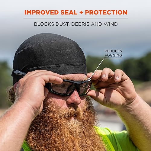 Miniatura 5 de Ergodyne Skullerz Odin - Juntas de espuma para gafas de seguridad, 2 unidades