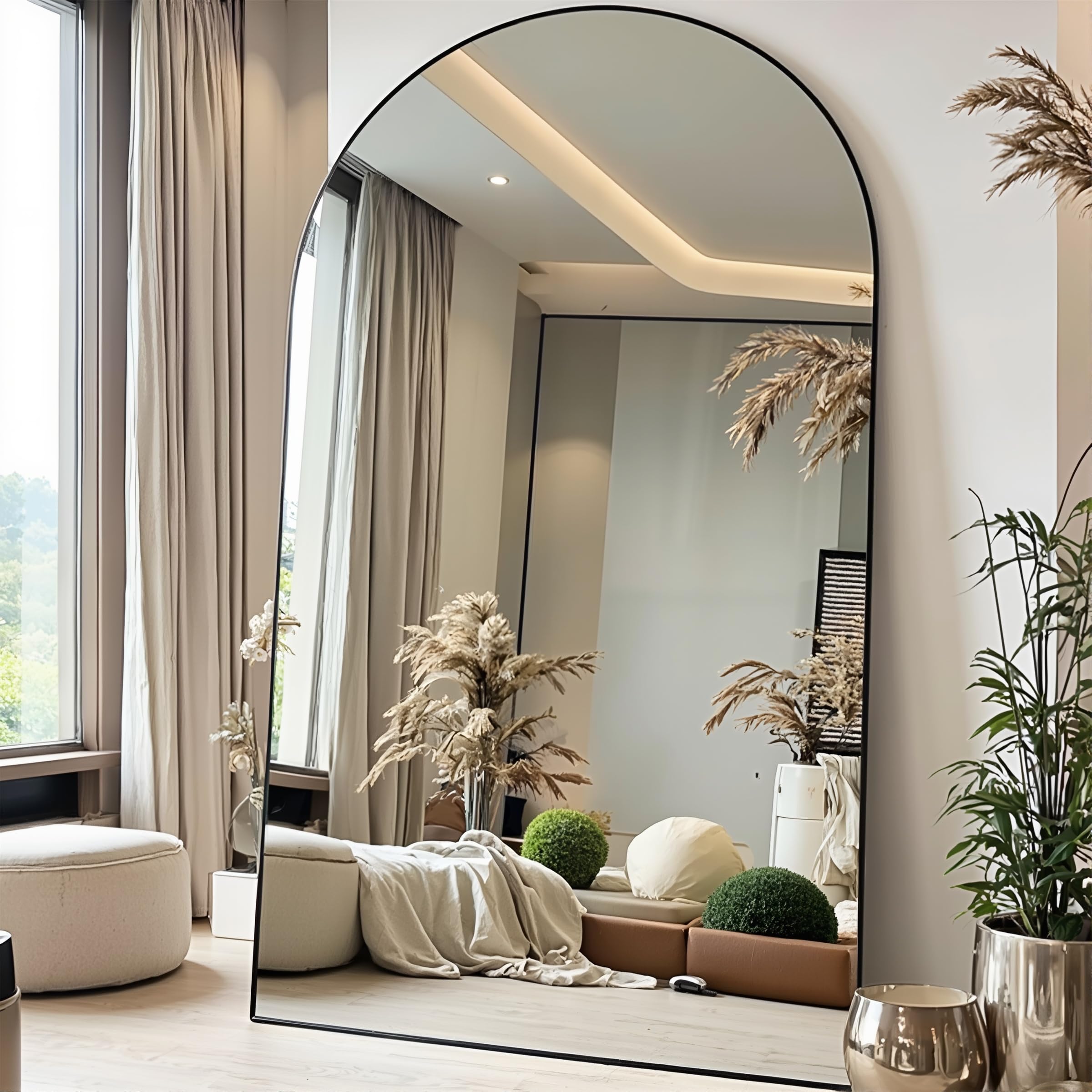 Amazon.com: KOMCOTE Full Length Floor Mirror, 91x46 Inch Oversized