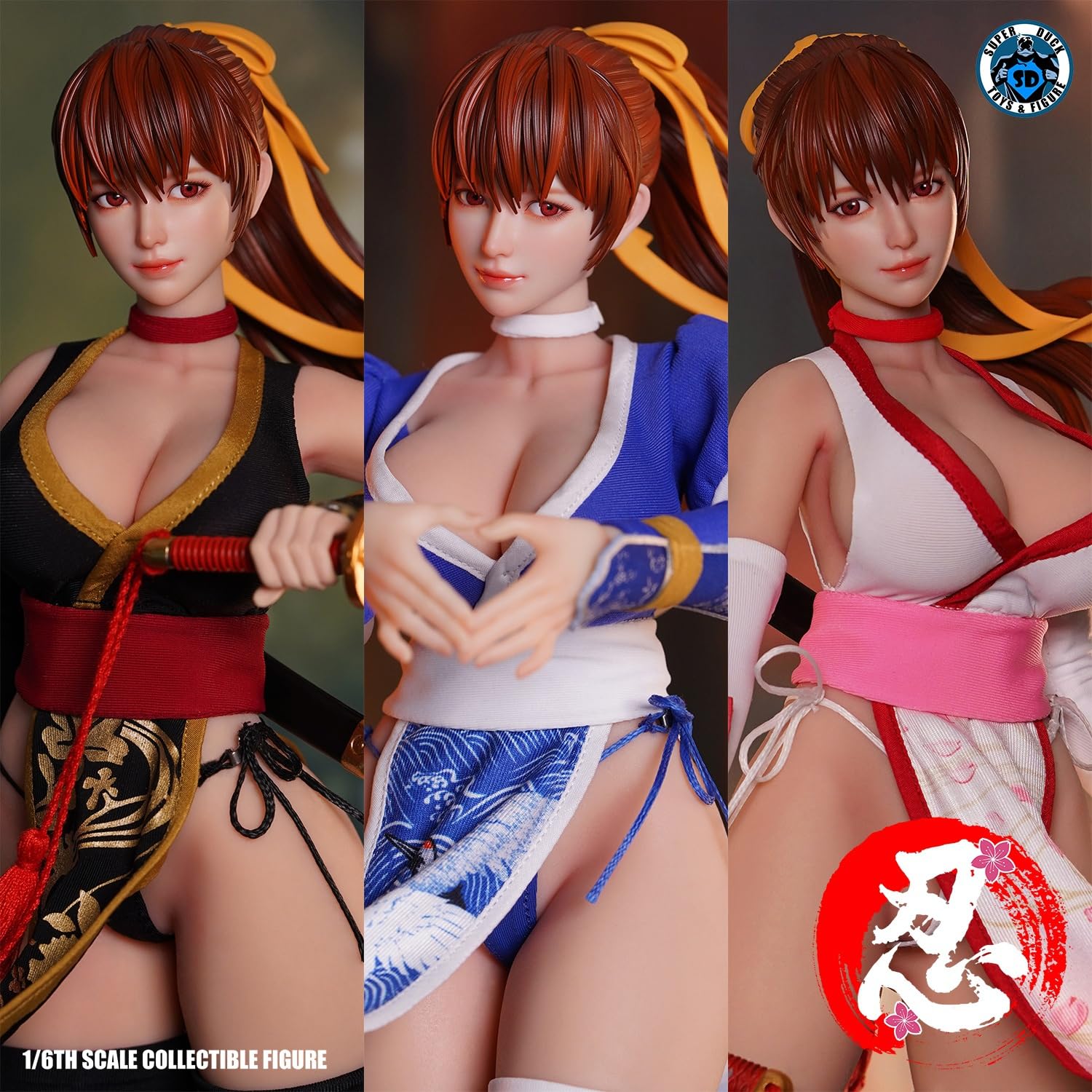 Amazon.co.jp: 【JEEASS】SUPER DUCK 1/6 フィギュア 女忍者 素体