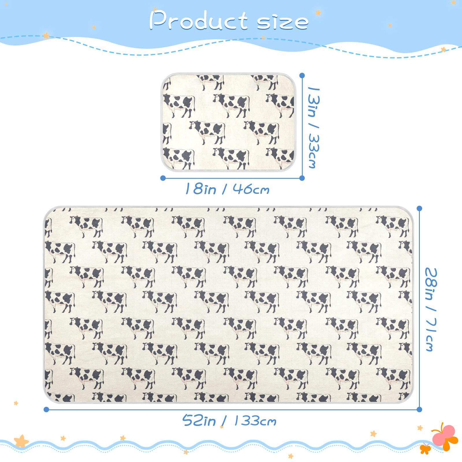 Cooling Baby Waterproof Crib Mattress Cover 28