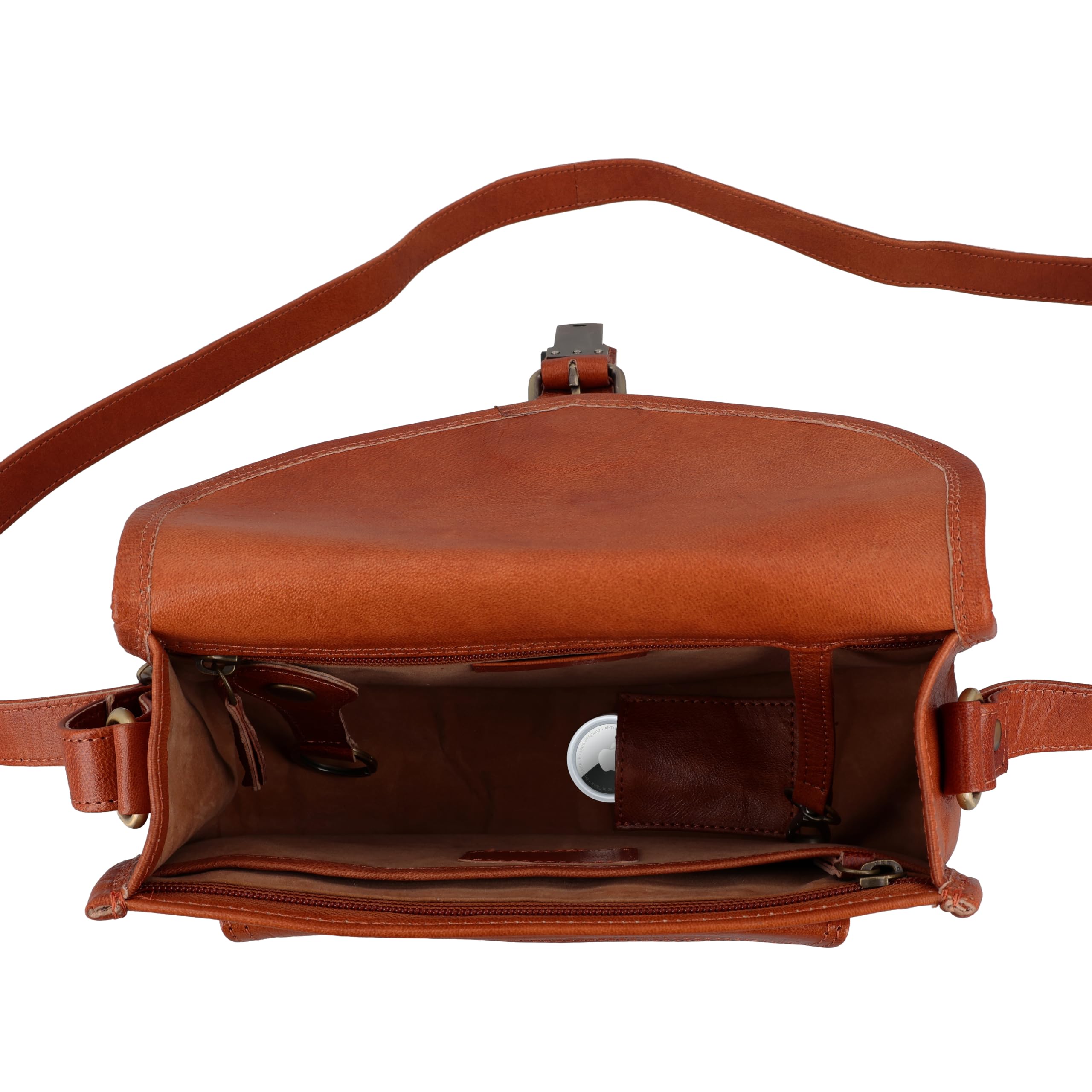 Gusti Borse in pelle - “Evelyn” borsetta da donna a tracolla piccola vintage