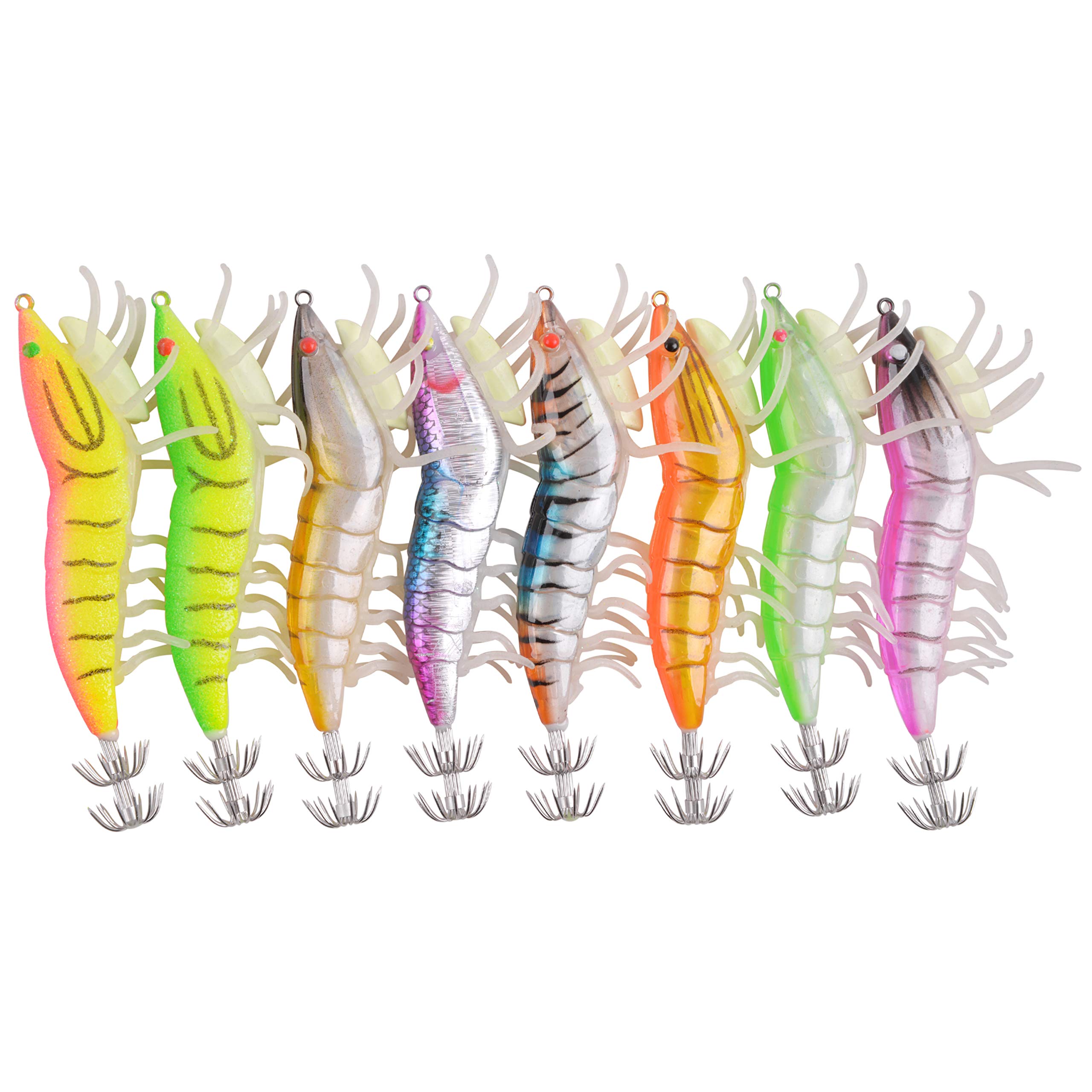 12PCS Leurre Pêche en Mer S'attaquer Artificielle Dur Appât Crochet Leurres Cyanshop
