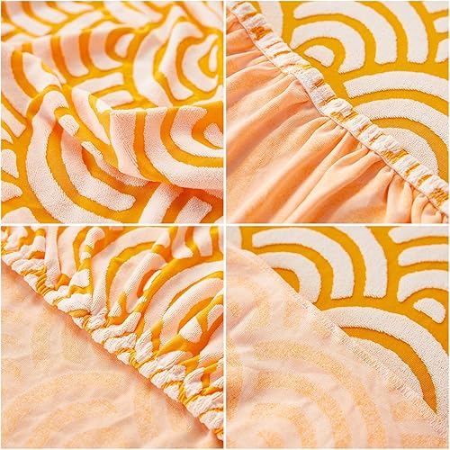 Miniatura 5 de JOKIVTOU Fundas para sofá modular, fundas de sofá con textura ondulada en forma de L, fundas de sofá reclinable, fundas elásticas para sofá