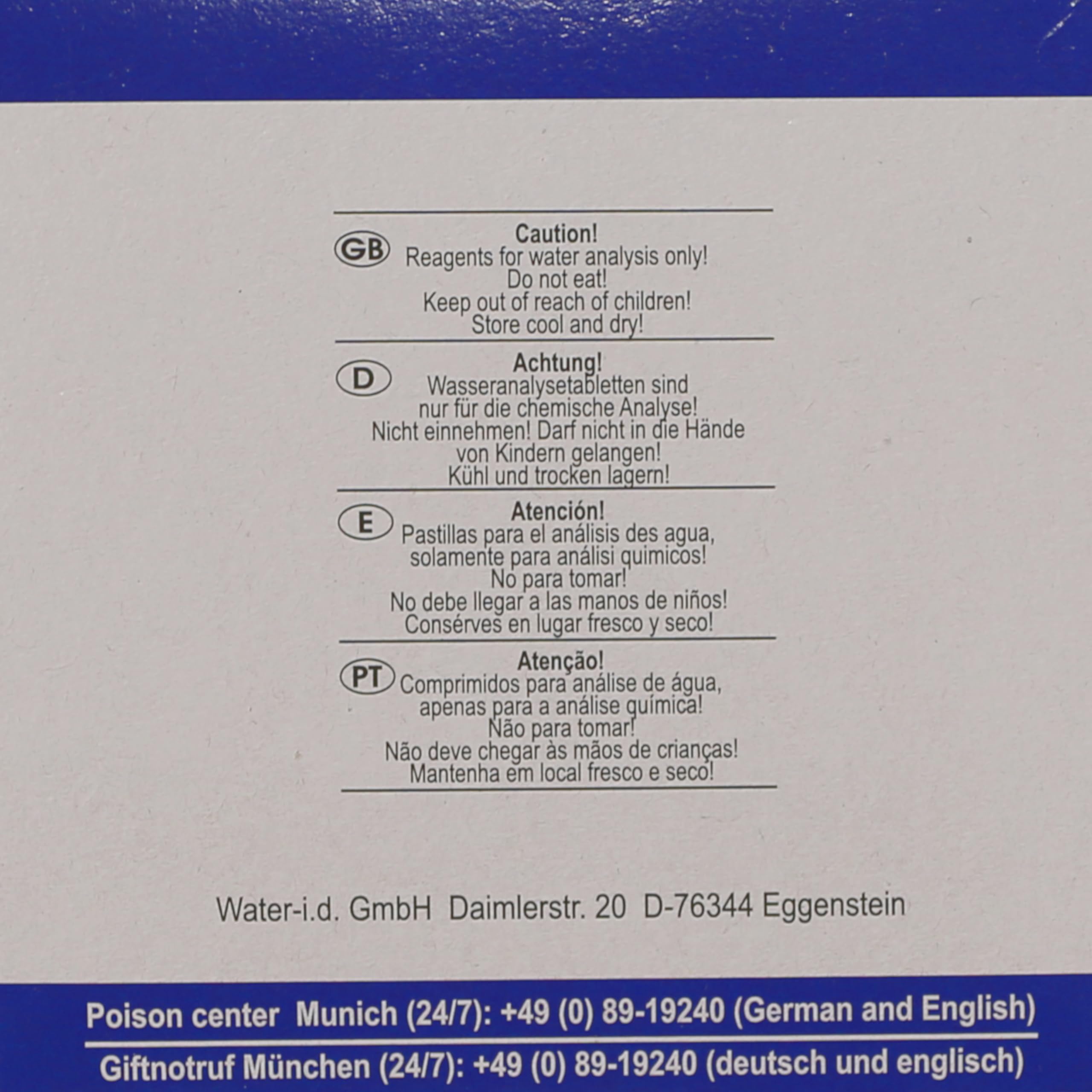 HAF® 500 tabletek testowych DPD No1 Rapid do testera sypkiego - dokładne chemiczne oznaczanie wolnego chloru i bromu – jakość: Made in Germany – ilość: 50 blistrów po 10 tabletek