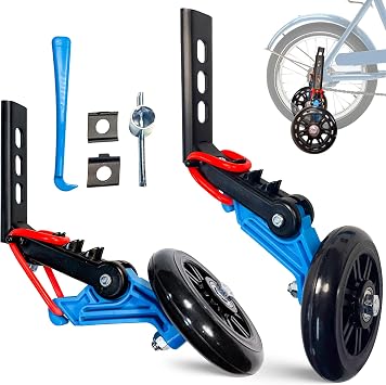 2.0 - Training wheels for 14 16 18 kids bikes. Training wheels that teach balance.