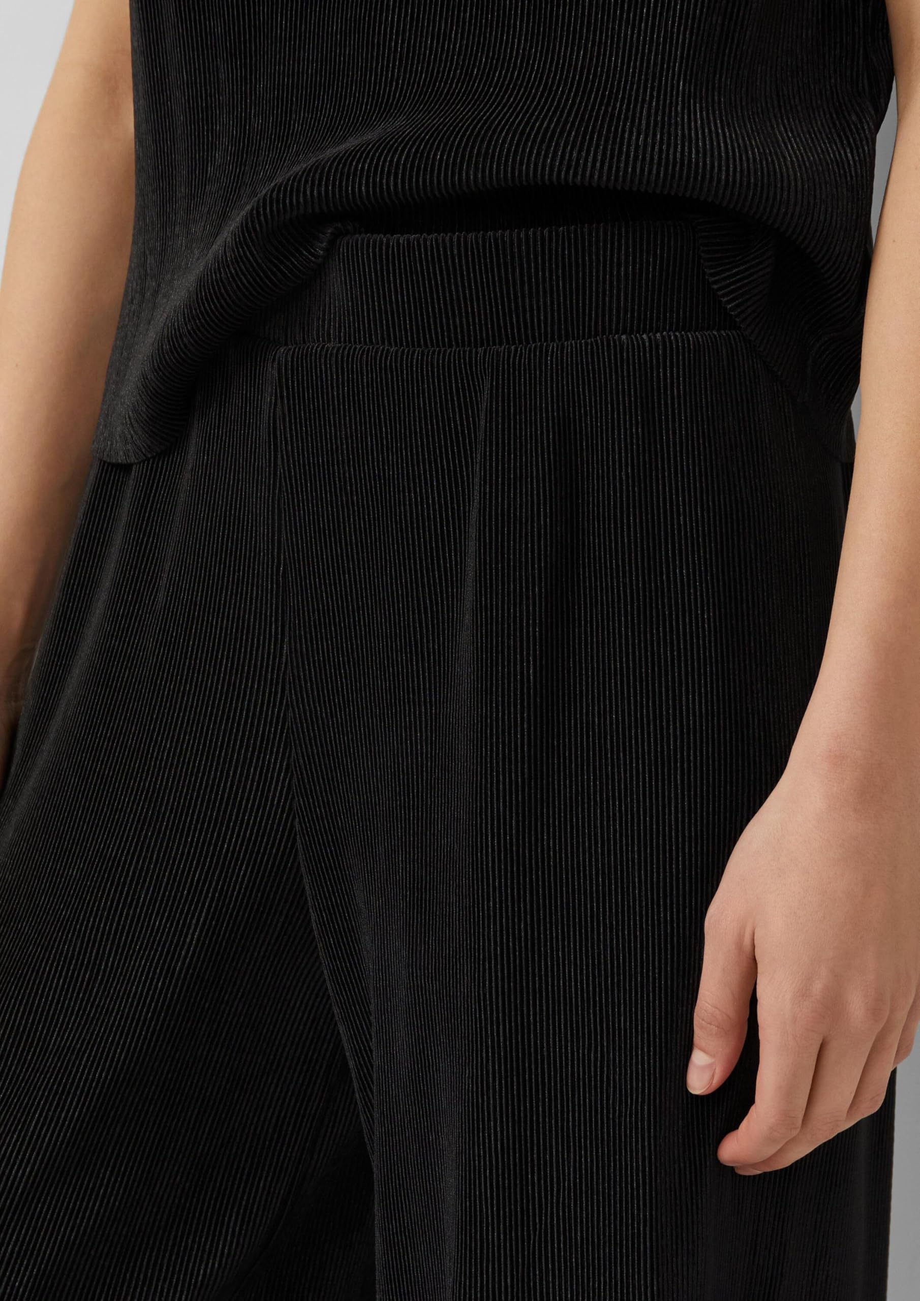 s.Oliver Plissierte Culotte mit All-Over-Print