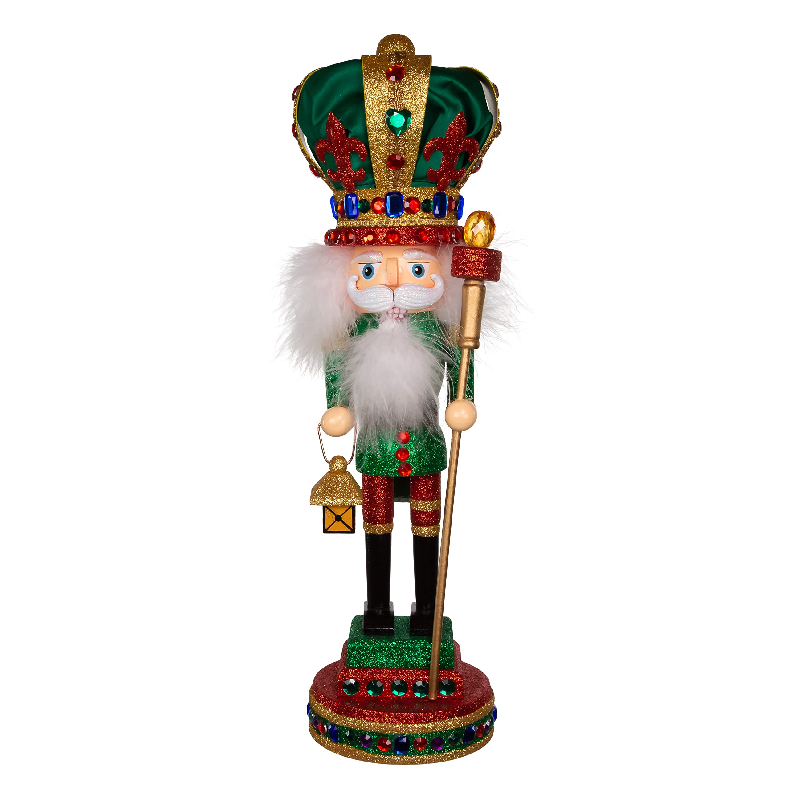 Kurt Adler 16-Inch Hollywood Mardi Gras King Nutcracker