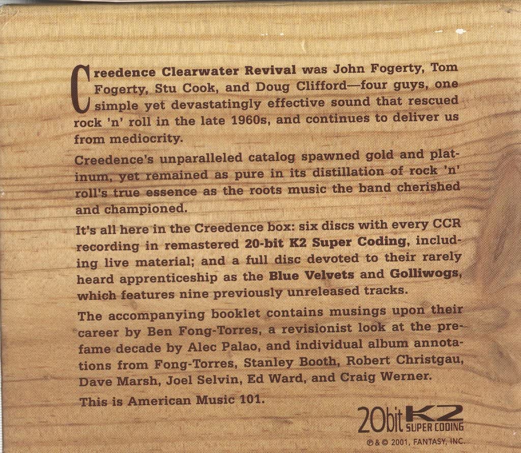 The Complete CCR Box