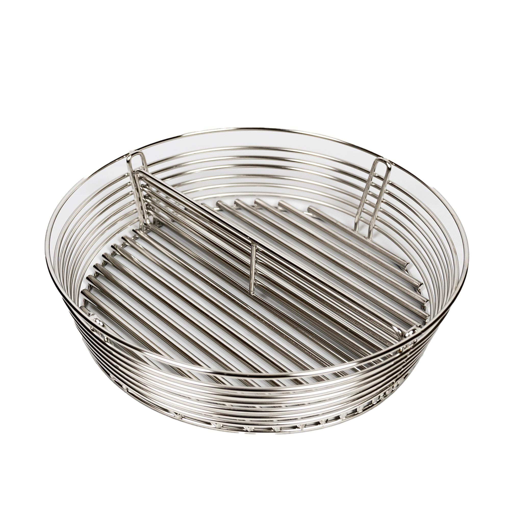 BBQ Plus Charcoal Basket For Weber Summit Kamado E6 / S6 WSK (Includes Removeable Divider)