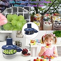 Vista 4 de Máquina automática de pelado de uvas, máquina eléctrica de pelado para uvas, pelador automático de ajo y tomate cherry, herramienta removedora