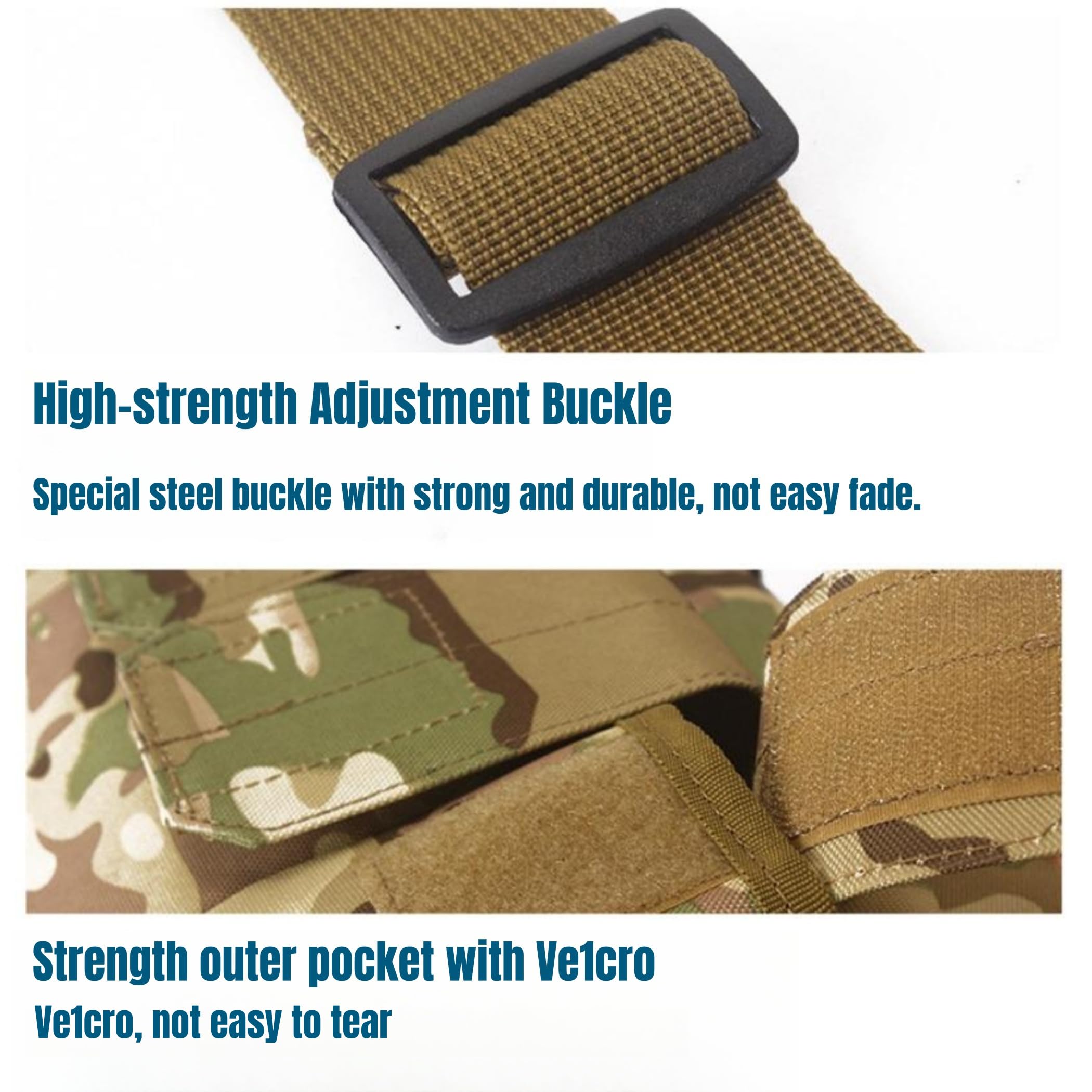 95cm Jeu de Guerre Militaire Sac de Pistolet Tactique Durable Antidérapant Résistant à l'eau Équipement de Chasse Pistolet à air comprimé Étui de Protection (5 Couleurs en Option)