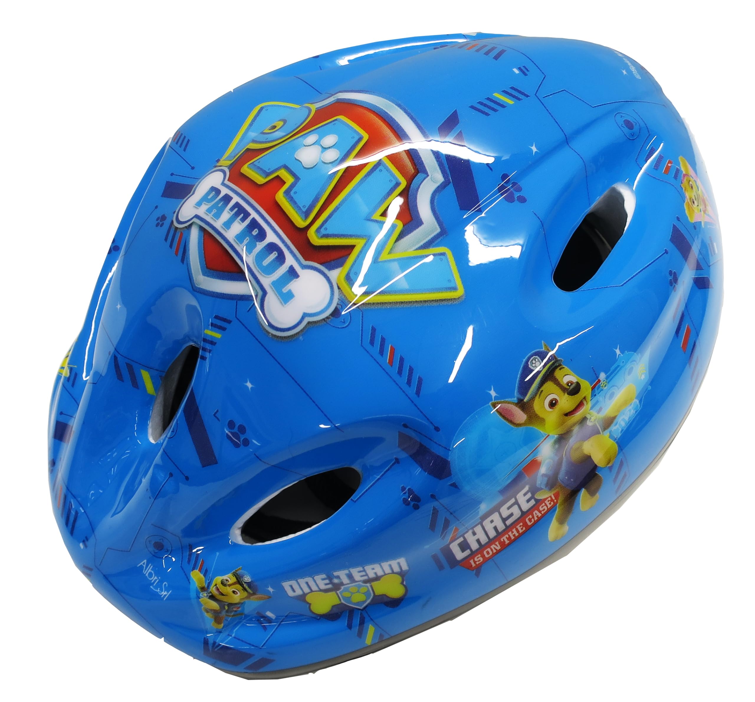 Vélo Enfant 16" Pat Patrouille équipé de 2 Freins, Bidon/Porte Bidon Garde Boues, Plaque Avant, stabilisateurs Amovibles + Casque Pat Patrouille Inclus !