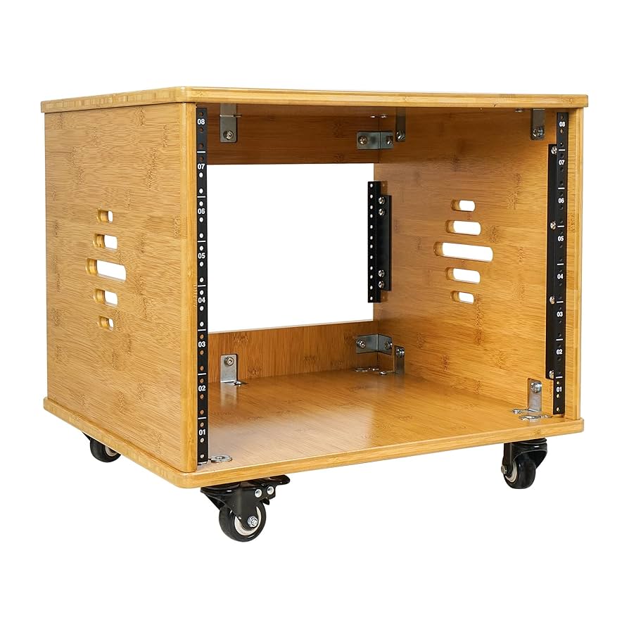 rowb early　箪笥 Amazon.com: Sound Town DIY 8U Solid Carbonized Bamboo Studio