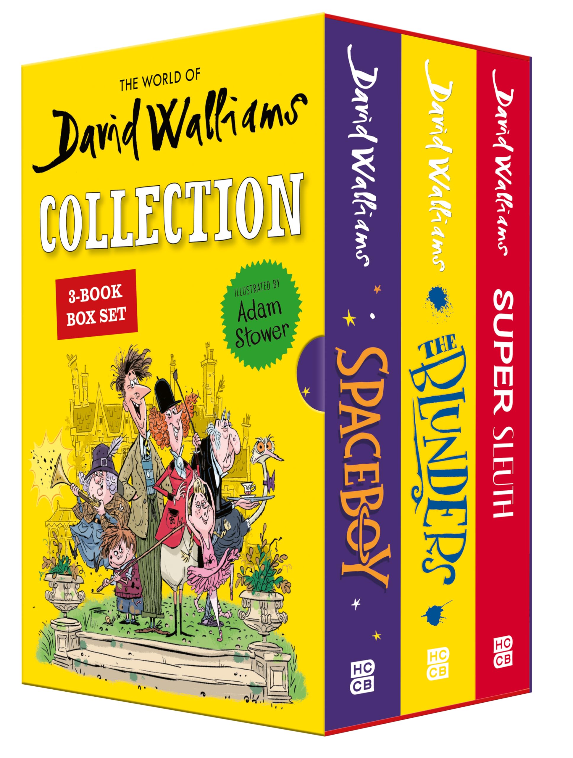 David Walliams a 3 book Boxset: Spaceboy, Blunders, Supersleuth