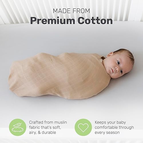 Miniatura 3 de Manta de muselina para bebé, mezcla de bambú ultrasuave y algodón, versátil manta de muselina para bebé, manta de lactancia para bebé, cochecito,