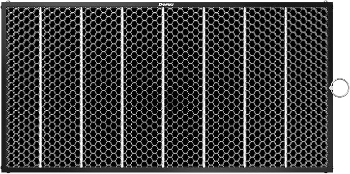 Dofiki 2.0 Honeycomb Laser Bed for P2 P2S CO2 Laser Cutter, Steel Cutting Bed with Handle