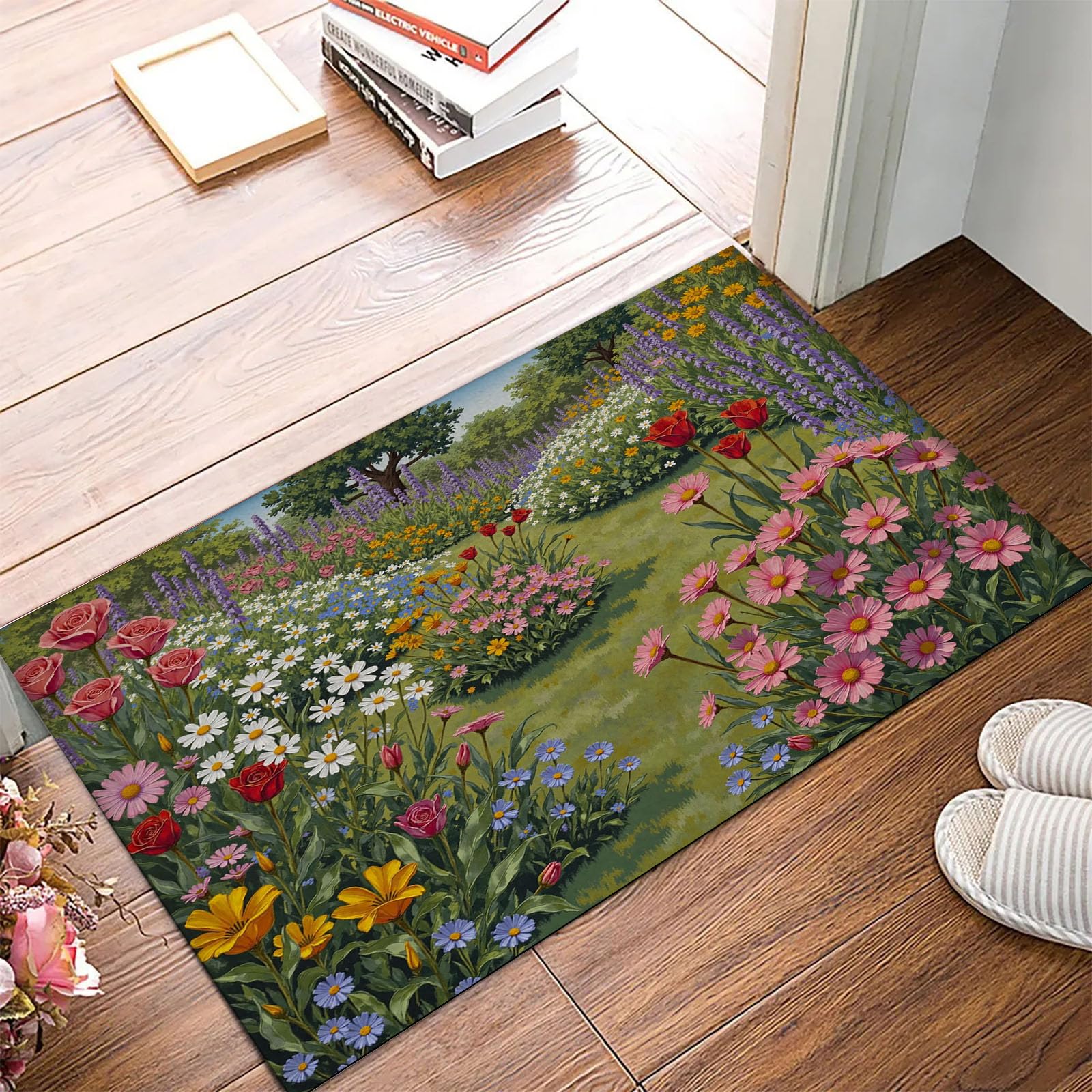 Tapis de cuisine 50x80cm antidérapant pour éviter les glissades et taches