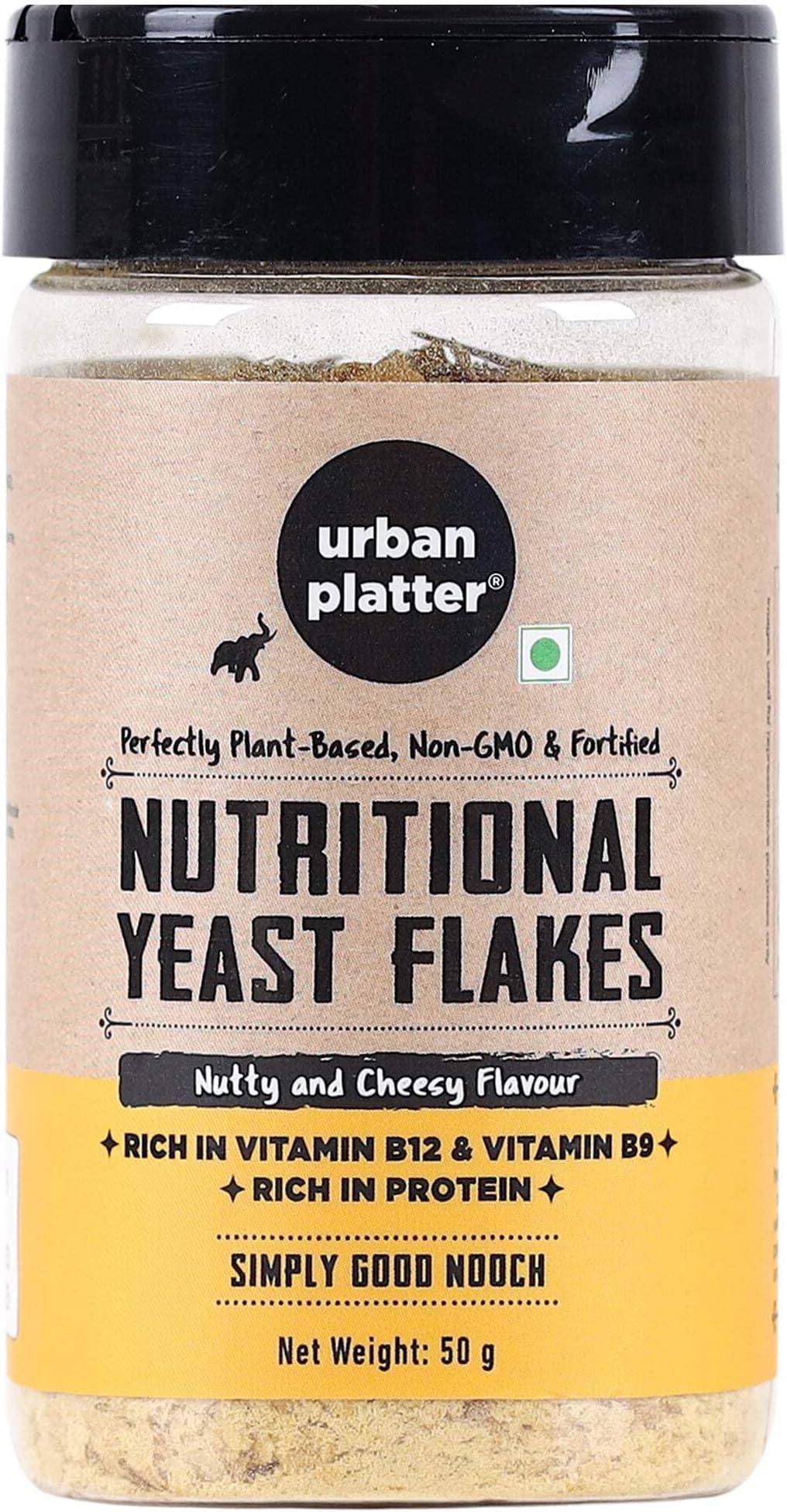 Nutritional Yeast Flakes, 50g (Rich in Vitamin B12 | Gluten-Free | Perfectly Plant-Based Nutty and Cheesy Nooch | Savoury Seasoning)