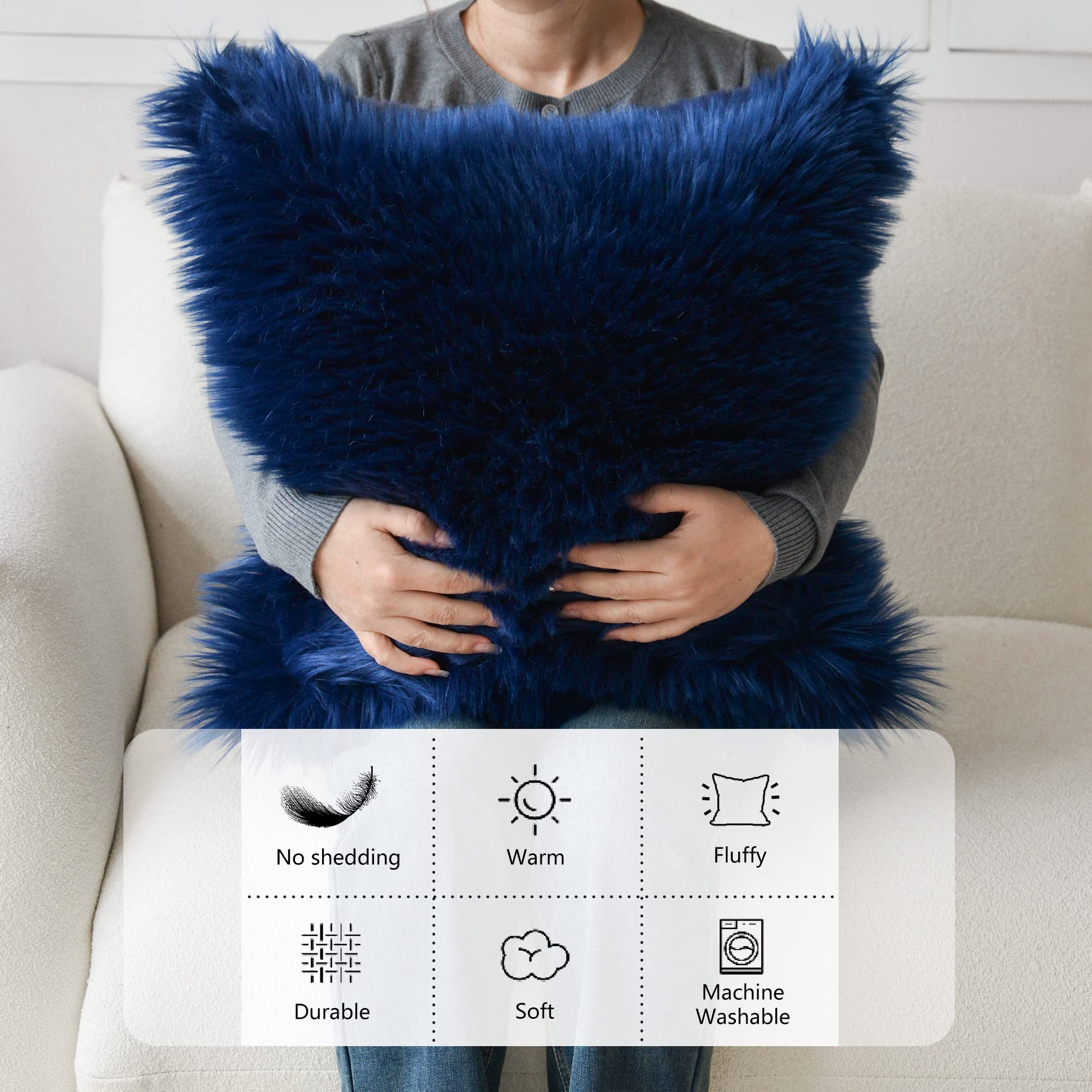 Amazon.co.jp: Foindtower モンゴリアン フラシ天 フェイクファー