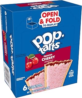 Kellogg's Pop-Tarts, Breakfast Toaster Pastries, Frosted Cherry, 22oz (72 Count)