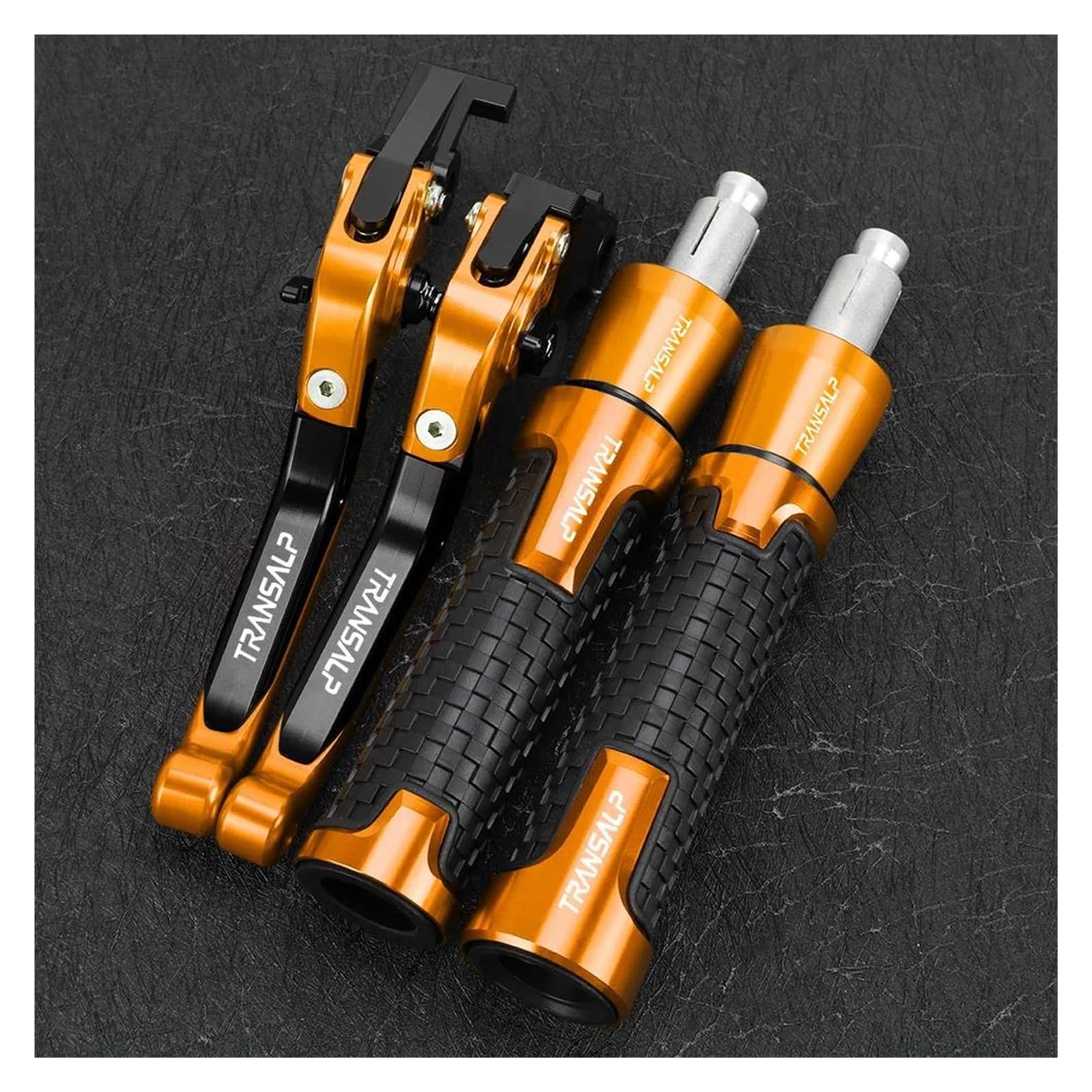 Dla HONDA XLV 600 650 700 TRANSALP XL600V XL650V XL700V Uchwyty Motocyklowe, Uchwyty DźWigni(Orange)