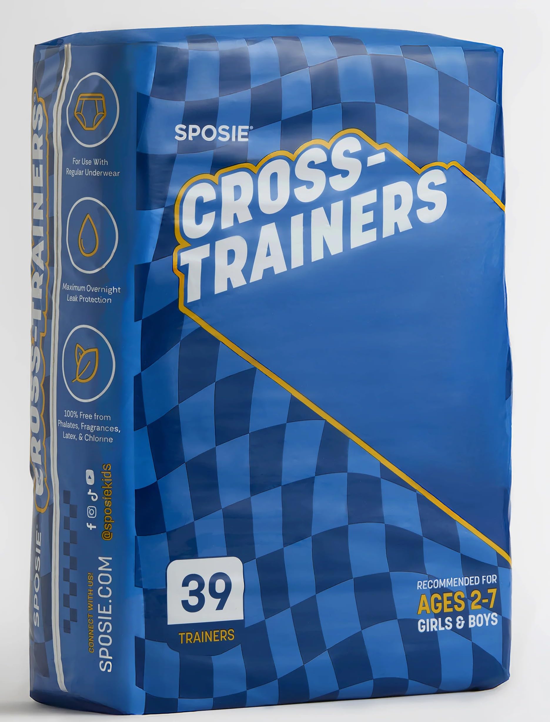 Sposie Cross-Trainers Overnight Potty Training Support for Kids | Underwear Inserts Designed to Eliminate Nighttime Diapers & Training Pants - 2