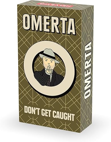 Omerta - Juego de cartas  Juego de estrategia para niños y adultos, a partir de 10 años, 3 a 5 jugadores, 3 a 5 jugadores, 30 minutos de juego,