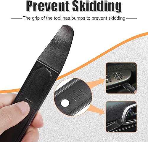 Miniatura 6 de Versátil barra de palanca de acero de 23 Ga 4140 Herramienta de extracción de panel automotriz para quitar piezas interiores y exteriores de ajuste