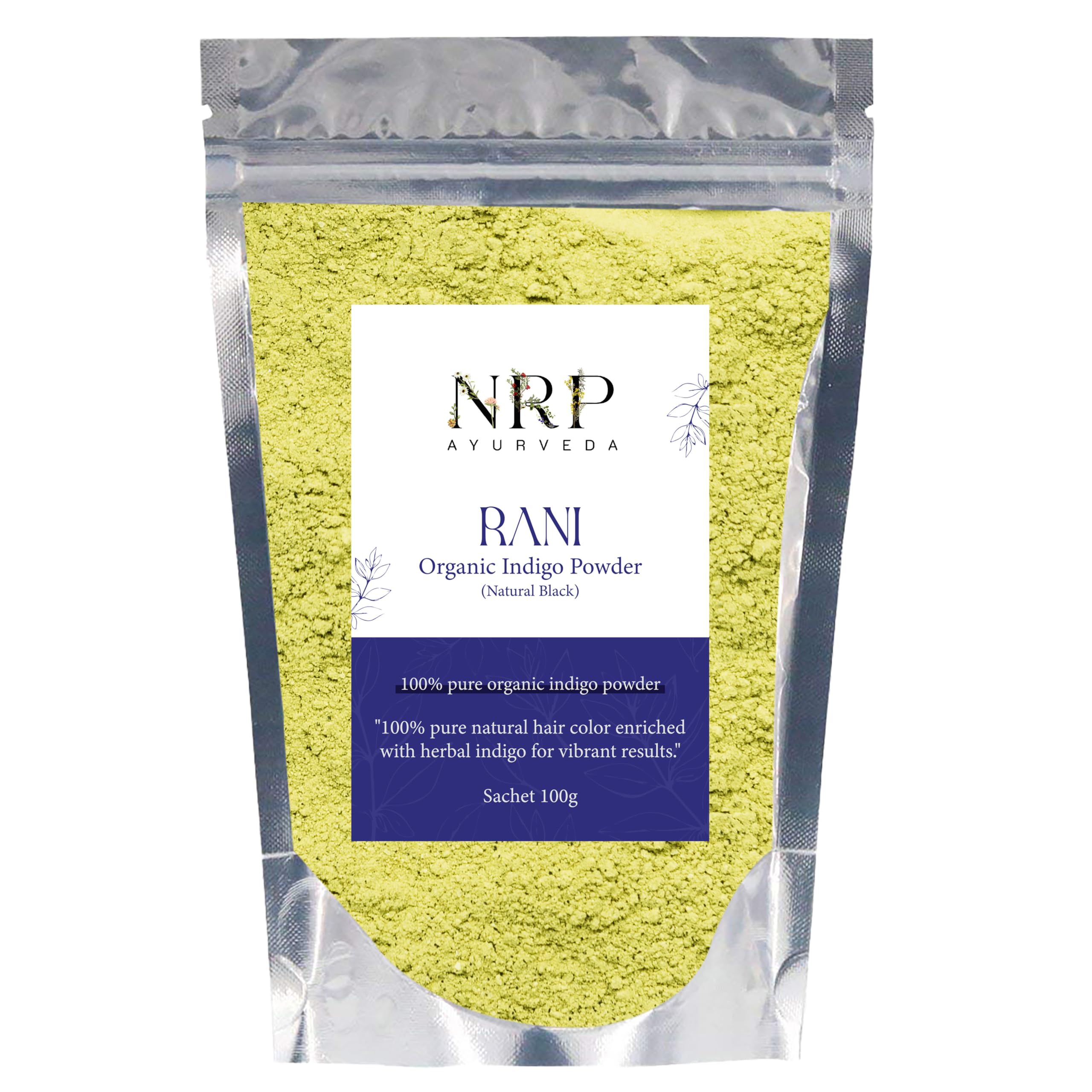 Rani Organic Indigo Powder (100gm)-picture-35