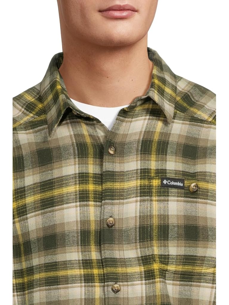 Yellow Columbia Cornell Woods™ Flannel Long Sleeve Shirt