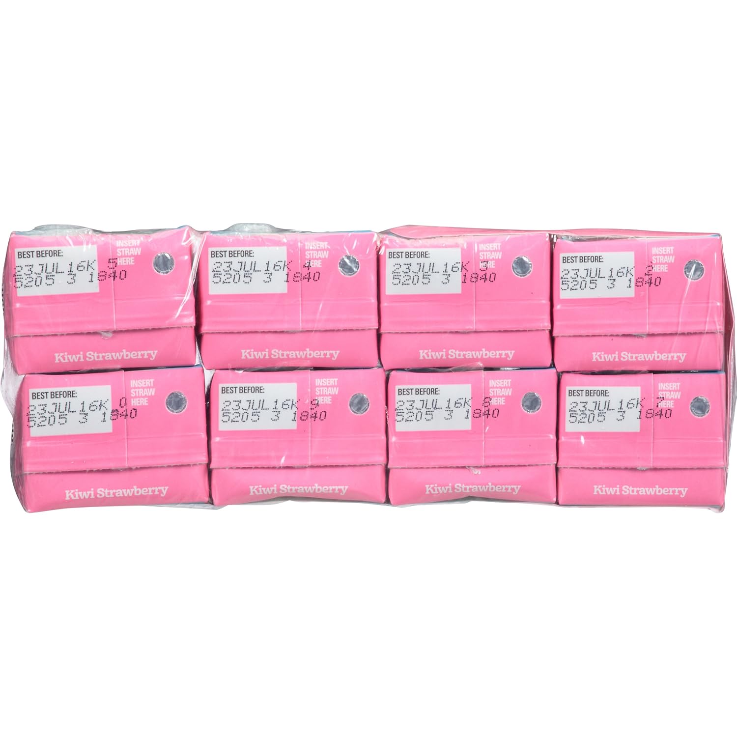 Juicy Juice Slim 8 Pack, Kiwi Strawberry, 6.75 Ounce Boxes (Pack of 4)