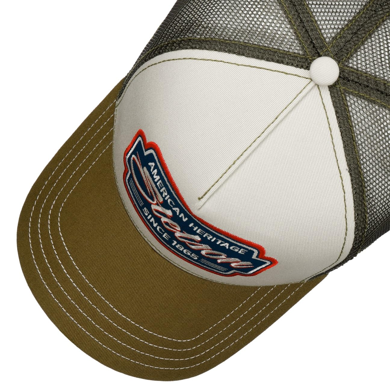 Stetson Classic Race Trucker Cap Plain Wielokolorowy Snapback Unisex Lato Zima