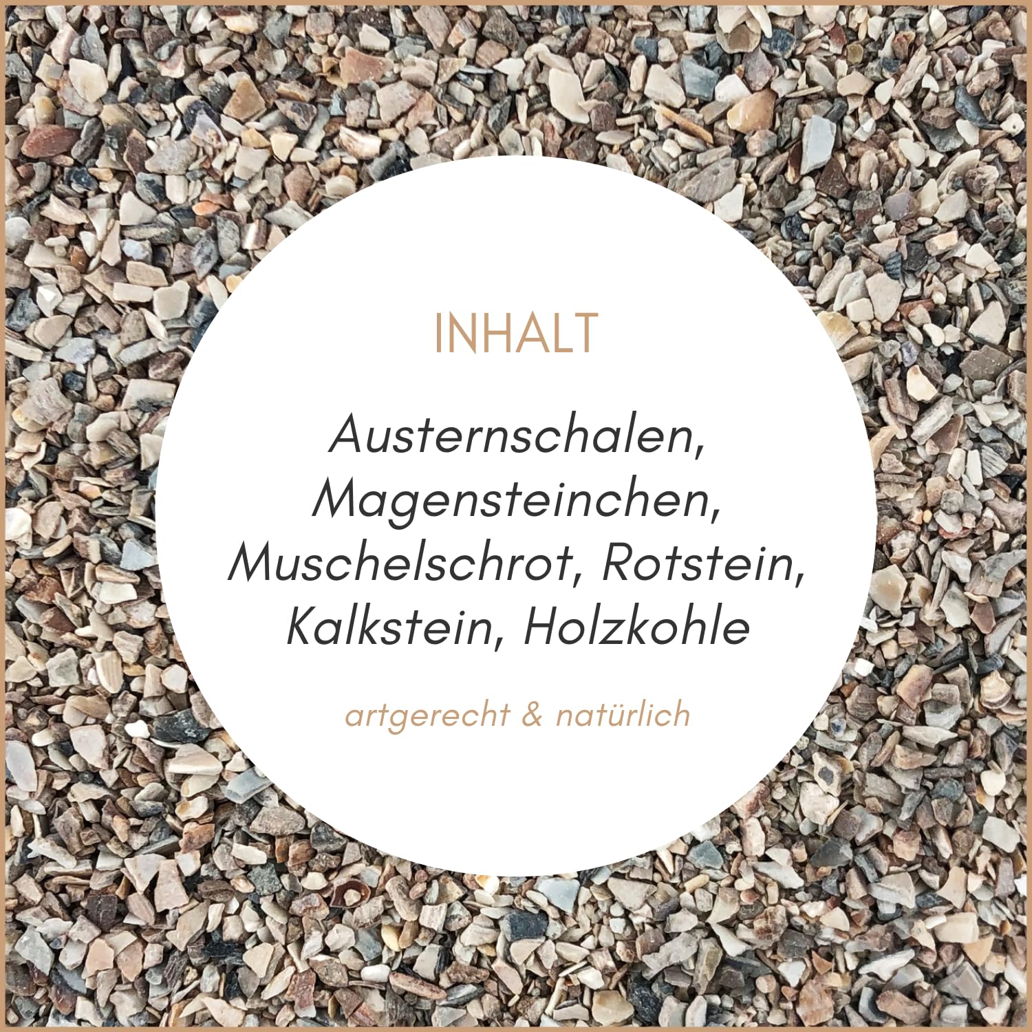 Supravit Vogelgrit 4kg – Grit für Vögel & Geflügel – Mineralgrit mit Calcium für Wellensittiche, Papageien, Nymphensittiche, Tauben & Hühner – Verdauungshilfe & Ergänzungsfutter