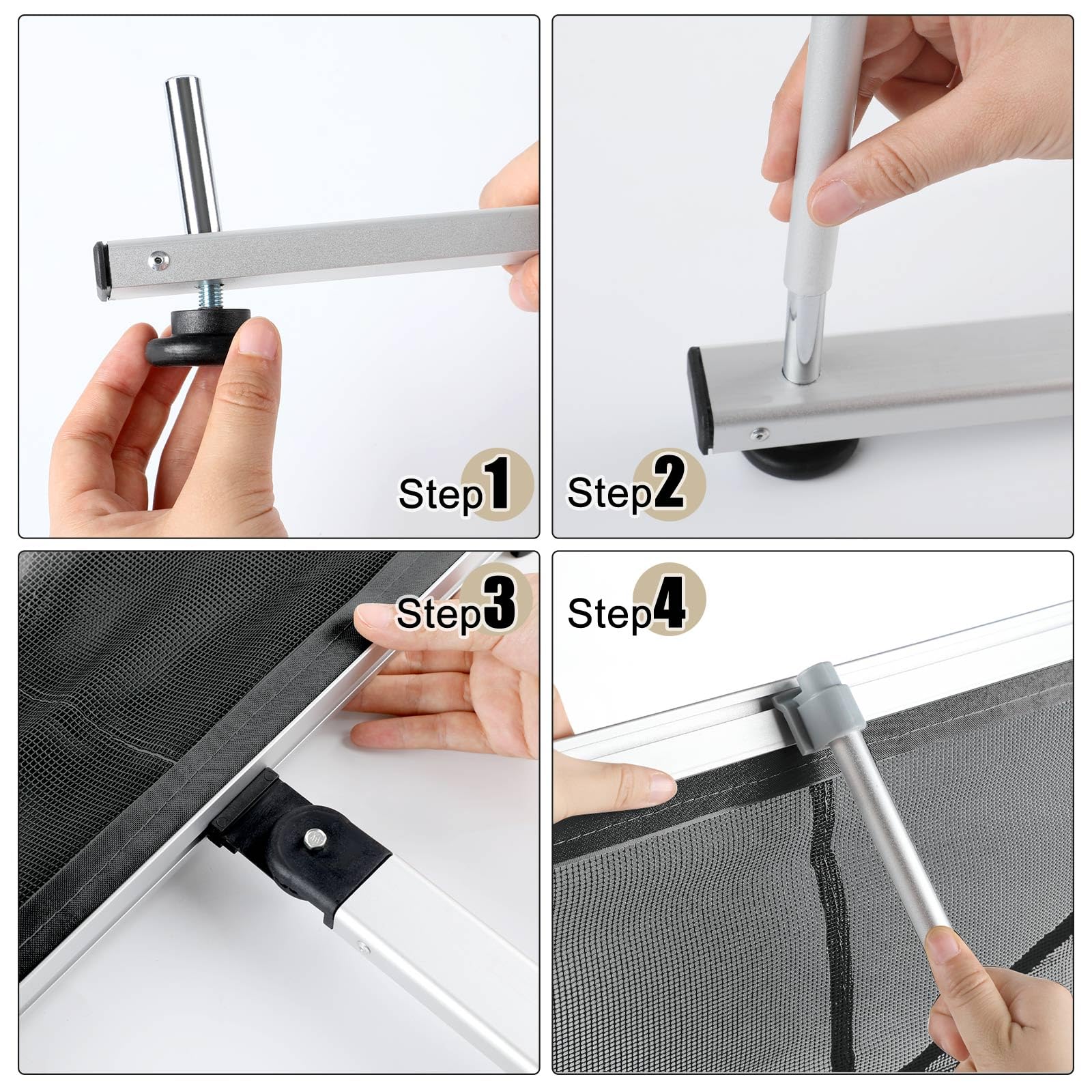 Mesh Literature Brochure Holder With 8 Pockets & Ghana