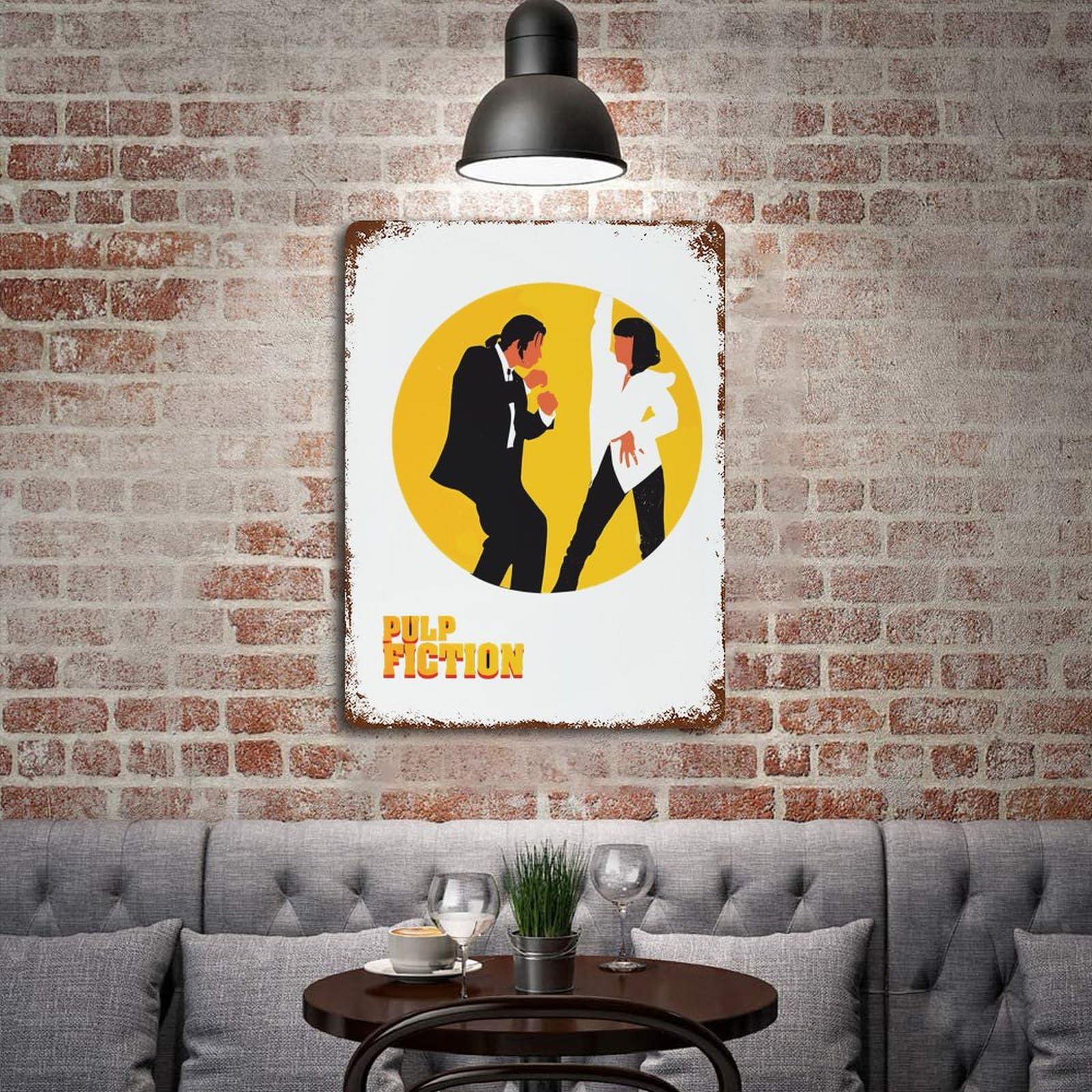 Amazon.co.jp: PULP FICTION パルプ・フィクション ブリキ看板 アート