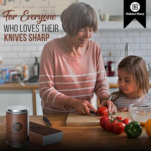 Miniatura 7 de Kit de afilador de cuchillos rodantes, herramienta de afilado de diamante para acero de cualquier dureza, piedra afiladora de cuchillos con soporte