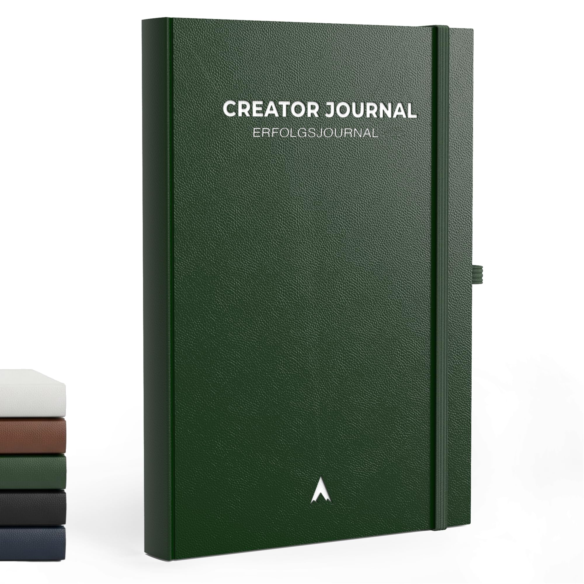 CREATOR JOURNAL Erfolgsjournal [ORIGINAL] - Journal Buch für Fokus, Struktur & Motivation (inkl. Videokurs) - Tagebuch für Erwachsene, Planer, Tagesplaner (Grün)