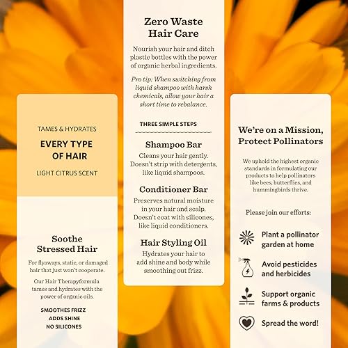 Miniatura 7 de Moon Valley Organics Terapia capilar orgánica para todo tipo de cabello con aceite MCT, aceite de jojoba, aceite de argán y romero, reduce el