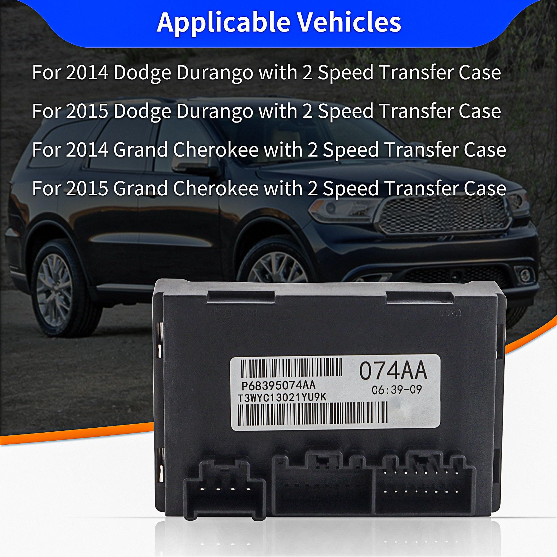 VEELECP Transfer Case Control Module Vervanging voor 2014 2015 Durango VEELECP Transfer Case Control Module Vervanging voor 2014 2015 Durango