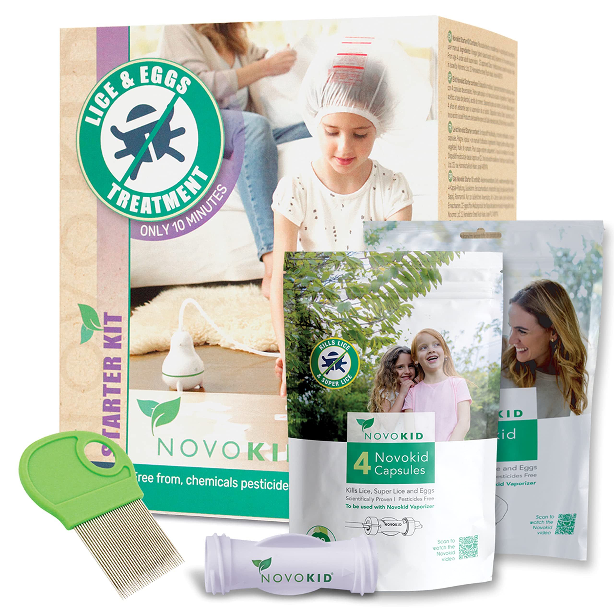Buy Novokid Revolutionary Complete Lice Kit Treat Lice in 10 Minutes