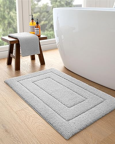 Miniatura 8 de DEXI - Alfombra de baño antideslizante, absorbente, de alta calidad, lavable a máquina, cómoda alfombra para cuarto de baño