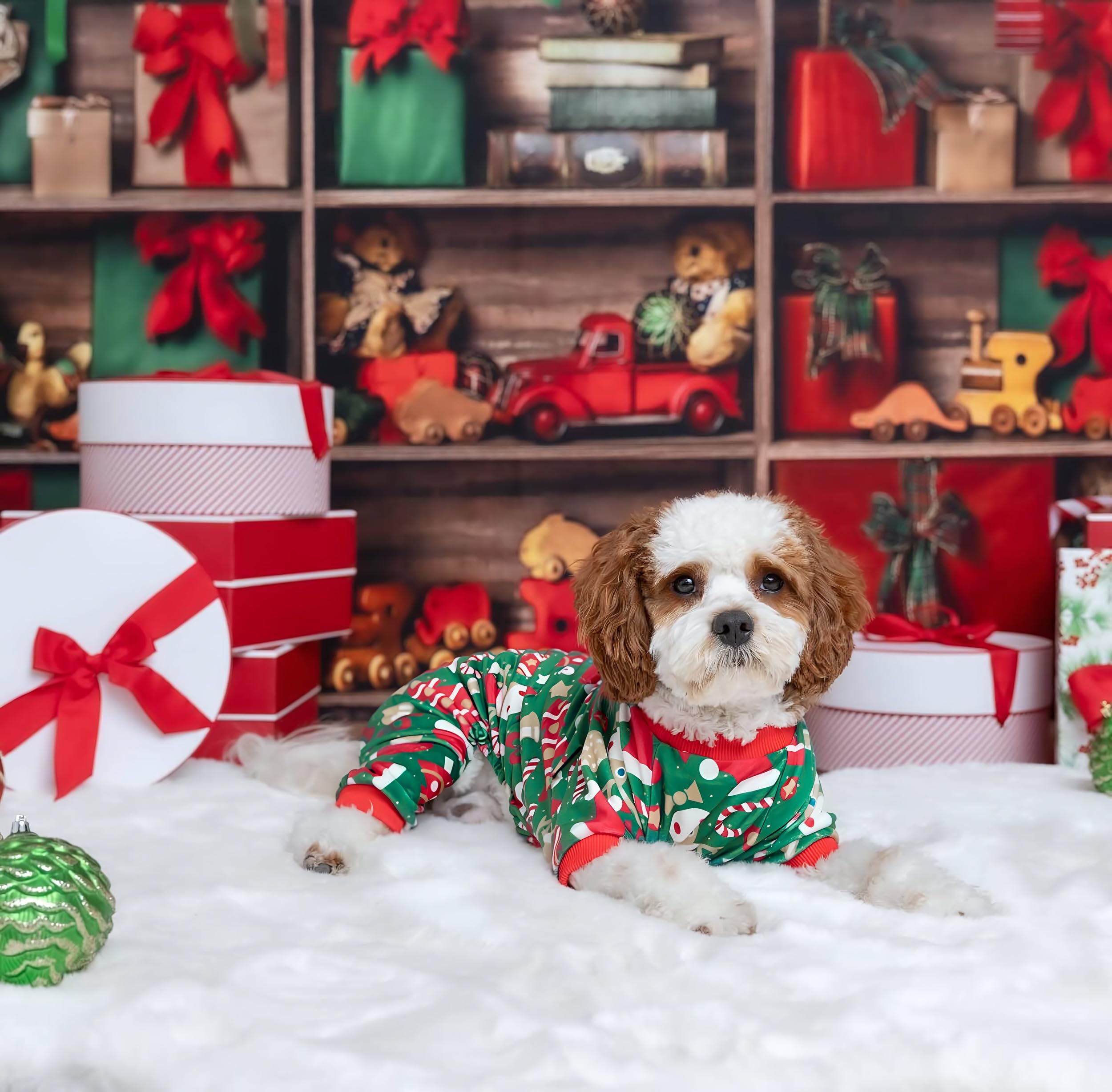 Fitwarm Christmas Dog Pajamas Dog Winter Clothes For Small Dogs