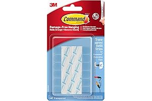 Command Strips Clear Mini Refill Strips