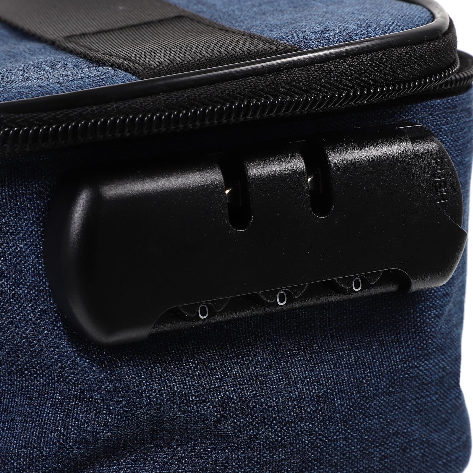 Didiseaon Borsa Porta Trucchi da Viaggio Oxford Blu Scomparti Multipli per Organizzare Effetti Personali e Protezione della Privacy, per Scuola e Viaggi