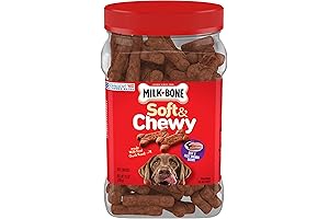 Milk-Bone Soft & Chewy Dog Treats, Beef & Filet Mignon Recipe, 25...