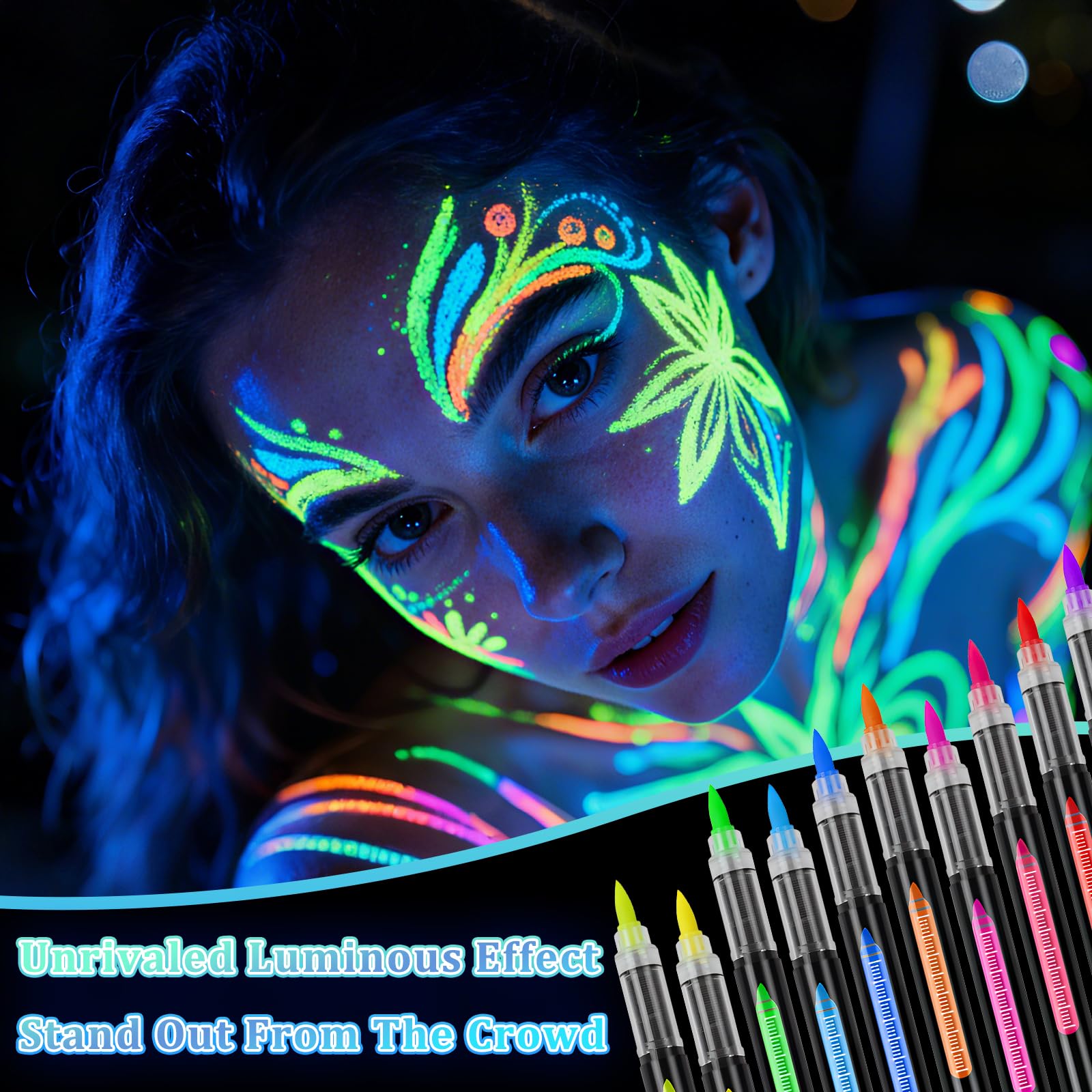 SUPERPETIT Matite Cera Neon/Classic – 5 Colori, Super Morbide, Lavabili Su Vetro E Specchi, 3+ Anni